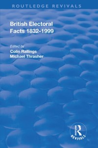 Cover British Electoral Facts, 1832-1999