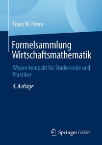 Cover Formelsammlung Wirtschaftsmathematik