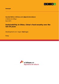Cover Sustainabilitiy in China. China's food security over the last 30 years