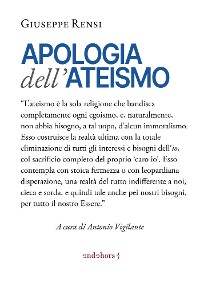 Cover Apologia dell'ateismo