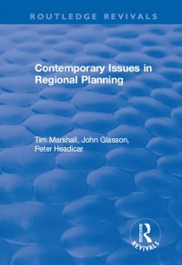 Cover Contemporary Issues in Regional Planning
