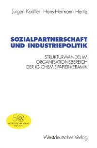 Cover Sozialpartnerschaft und Industriepolitik
