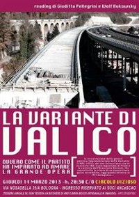 Cover La Variante di Valico, ovvero come il Partito ha imparato ad amare la Grande Opera