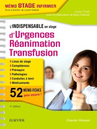 Cover L''indispensable en stage d''Urgences-Réanimation-Transfusion