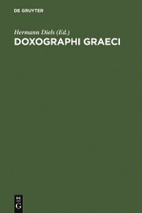 Cover Doxographi Graeci
