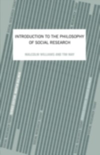 Cover Introduction To The Philosophy Of Social Research