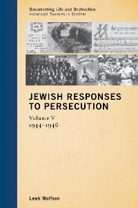 Cover Jewish Responses to Persecution