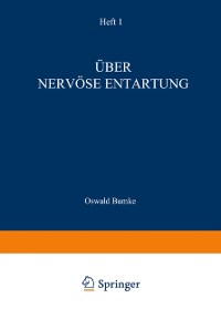 Cover Über Nervöse Entartung