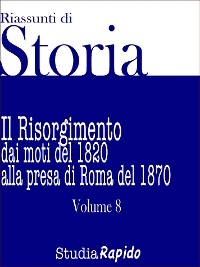 Cover Riassunti di Storia - Volume 8