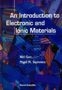 Cover INTRO TO ELECTRONIC & IONIC MATERIALS,AN