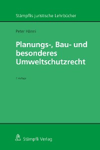 Cover Planungs-, Bau- und besonderes Umweltschutzrecht