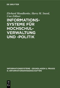 Cover Informationssysteme für Hochschulverwaltung und -politik