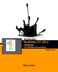 Cover Aprender Illustrator CC 2016 release con 100 ejercicios prácticos