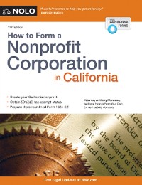 Cover How to Form a Nonprofit Corporation in California