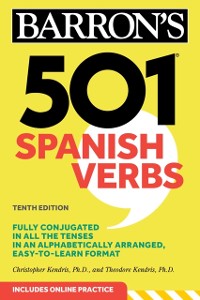 Cover 501 Spanish Verbs, Tenth Edition