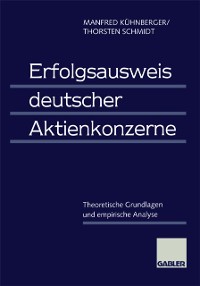 Cover Erfolgsausweis deutscher Aktienkonzerne