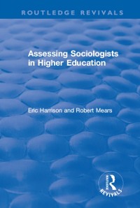 Cover Assessing Sociologists in Higher Education