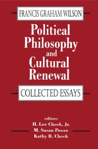 Cover Political Philosophy and Cultural Renewal