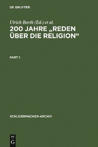 Cover 200 Jahre "Reden über die Religion"