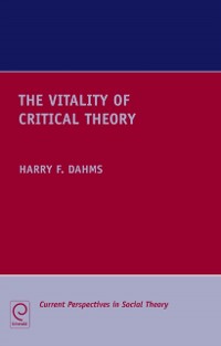 Cover Vitality of Critical Theory