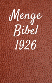 Cover Menge Bibel 1926