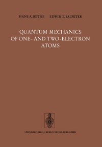 Cover Quantum Mechanics of One- and Two-Electron Atoms
