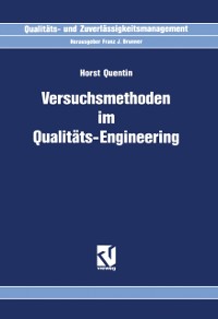 Cover Versuchsmethoden im Qualitäts-Engineering