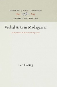Cover Verbal Arts in Madagascar