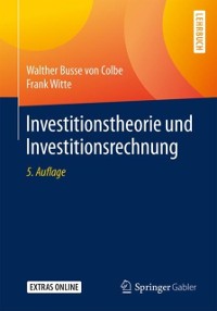 Cover Investitionstheorie und Investitionsrechnung