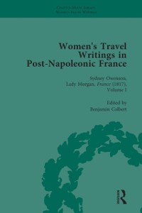 Cover Women's Travel Writings in Post-Napoleonic France, Part II vol 5