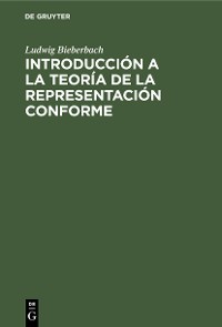 Cover Introducción a la teoría de la representación conforme