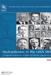 Cover Hydraulicians in the USA 1800-2000
