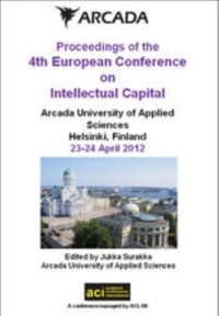 Cover Proceedings of the 4th European Conference on on Intellectual Capital : ECIC 2012