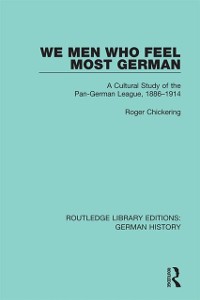 Cover We Men Who Feel Most German