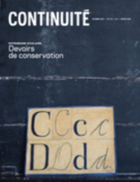 Cover Continuité. No. 174, Automne 2022