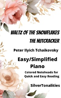 Cover Waltz of the Snowflakes Nutcracker Easiest Piano Sheet Music with Colored Notation