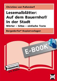 Cover Lesemalblätter: Auf dem Bauernhof / In der Stadt