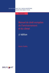 Cover Manuel de droit européen de l'environnement et du climat