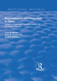 Cover Regionalisation and Integration in China