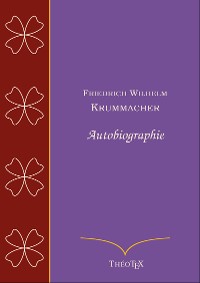 Cover Friedrich Wilhelm Krummacher, autobiographie