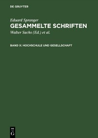 Cover Hochschule und Gesellschaft