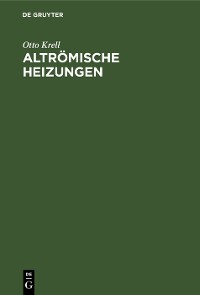 Cover Altrömische Heizungen