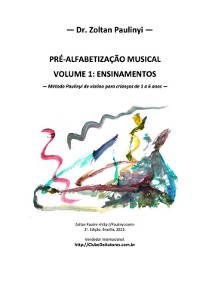 Cover Pré-alfabetização Musical (volume 1): Ensinamentos