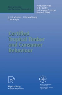 Cover Certified Tropical Timber and Consumer Behaviour