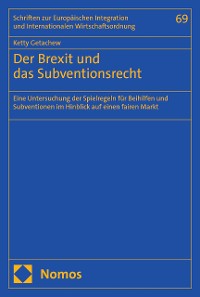 Cover Der Brexit und das Subventionsrecht