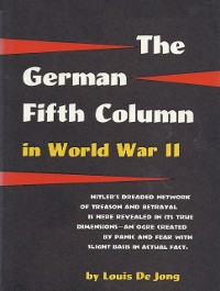 Cover German Fifth Column in the Second World War