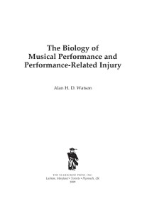 Cover Biology of Musical Performance and Performance-Related Injury