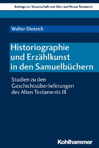 Cover Historiographie und Erzählkunst in den Samuelbüchern