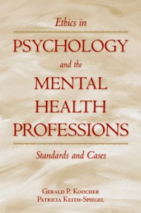 Cover Ethics in Psychology and the Mental Health Professions