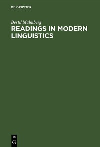 Cover Readings in Modern Linguistics